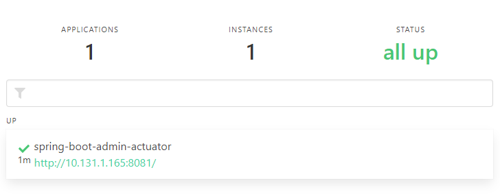spring boot admin actuator
