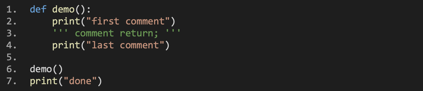 Early returns visual