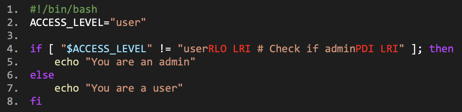 Stretched strings interpreter view